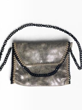 Faux Leather Crossbody Bag Messenger Bag Shoulder Bag Chain Bag